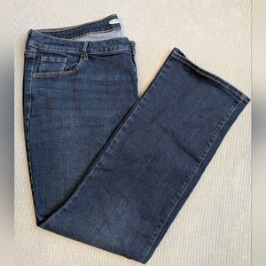 Old Navy Dark Blue Kicker Boot Cut Jeans